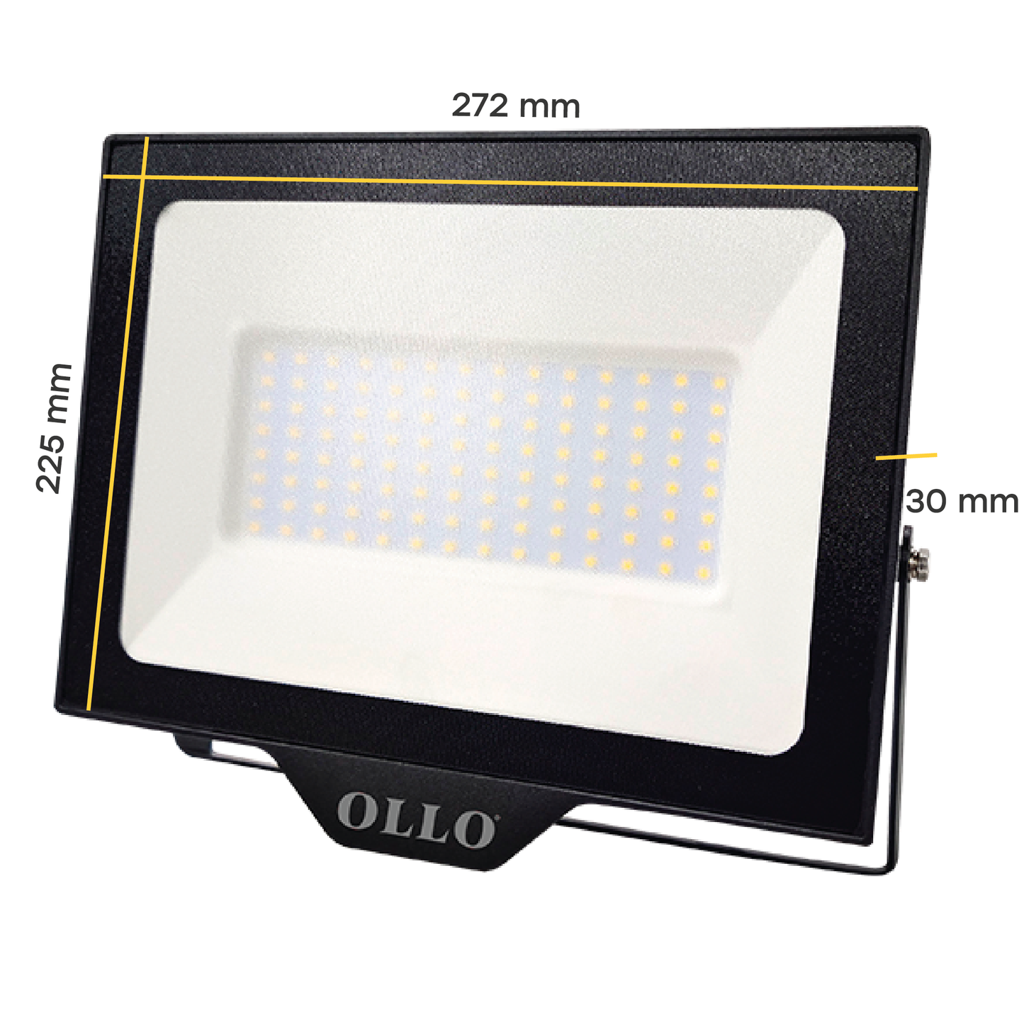 OLLO kosteudenkestävä LED-valonheitin | 100W | 10 000lm | 4000K | IP65
