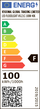 OLLO kosteudenkestävä LED-valonheitin | 100W | 10 000lm | 4000K | IP65