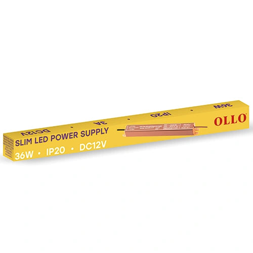 OLLO LED-muuntaja | 36W | 12V | 3A | IP20