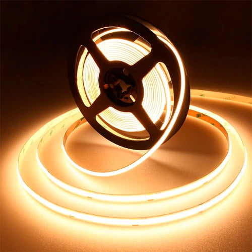 VISIONAL LED-nauha sisätiloihin | COB | 5m/10mm | 14W | 24V | 1400lm/m | 3000K | IP20