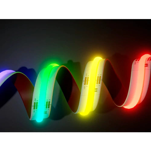 OLLO LED-nauha sisätiloihin | COB | 5m/10mm | 15W | 12V | 742lm/m | RGB | IP20