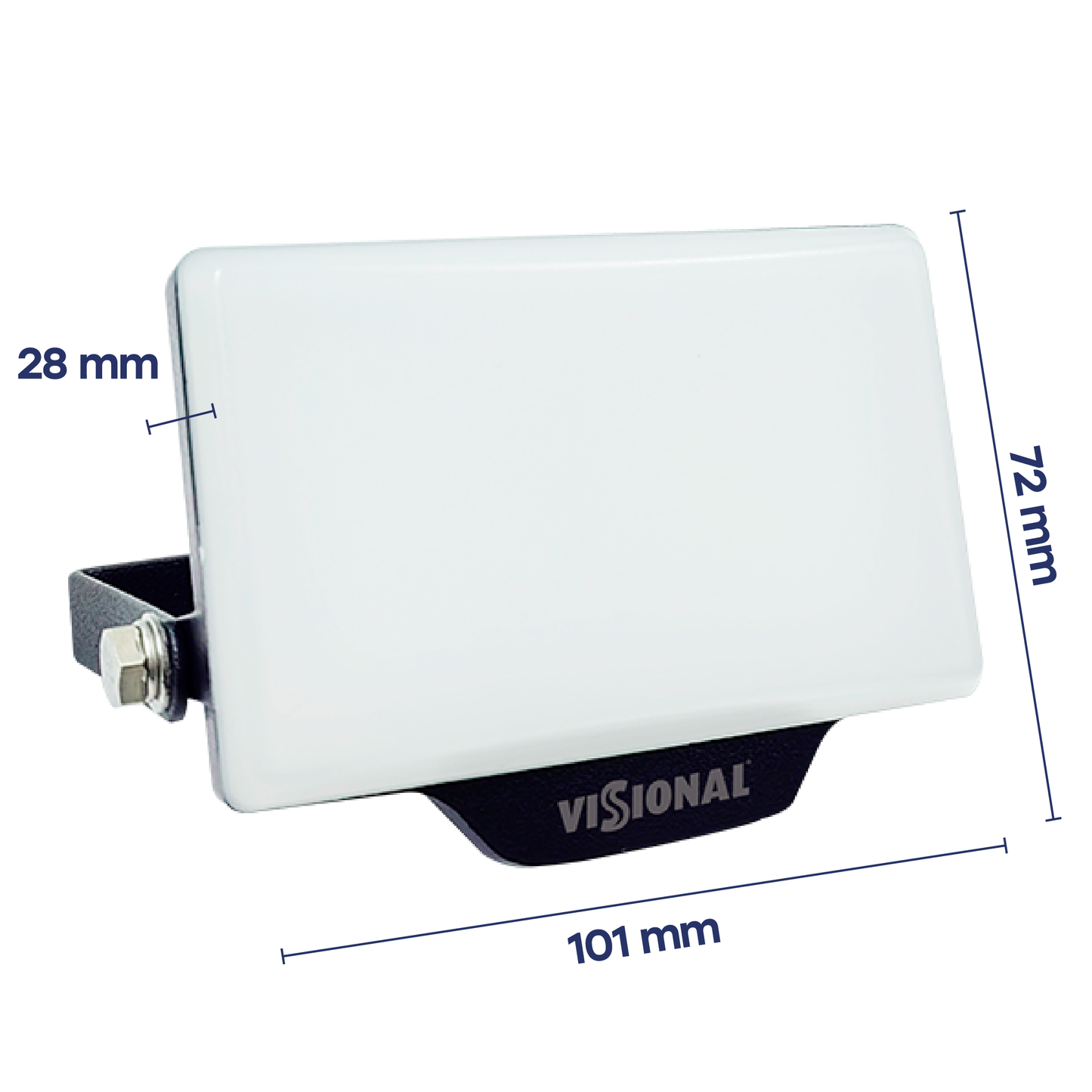 VISIONAL kosteudenkestävä LED-valonheitin | 10W | 1100lm | 4000K | IP65