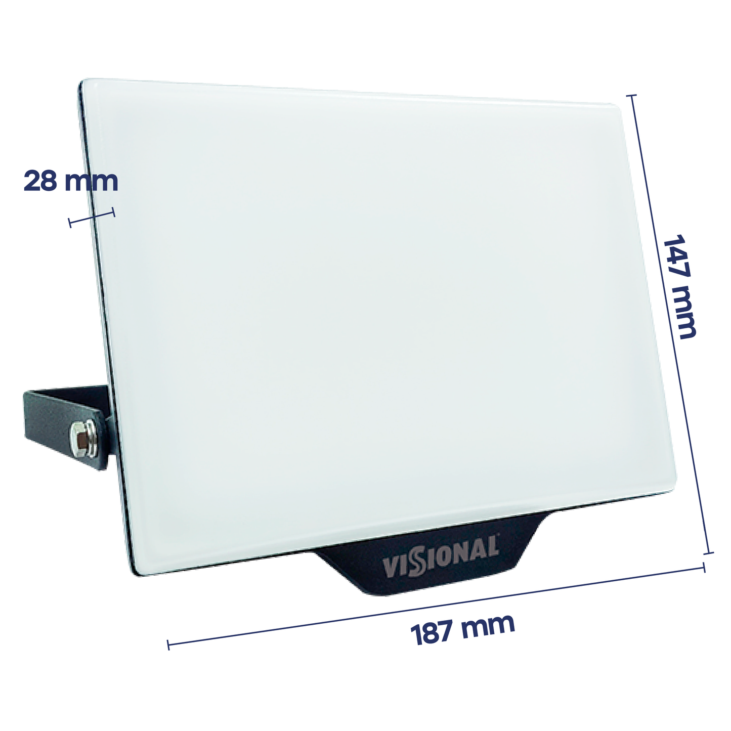 VISIONAL kosteudenkestävä LED-valonheitin | 50W | 5500lm | 4000K | IP65