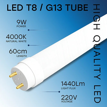 LED-loisteputki | PHILIPS LED | T8 | G13 | 9W | 60cm