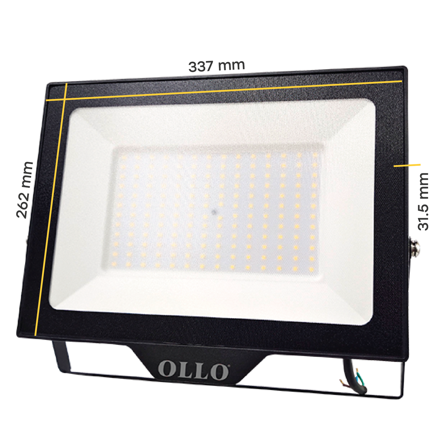 OLLO kosteudenkestävä LED-valonheitin | 150W | 15 000lm | 4000K | IP65