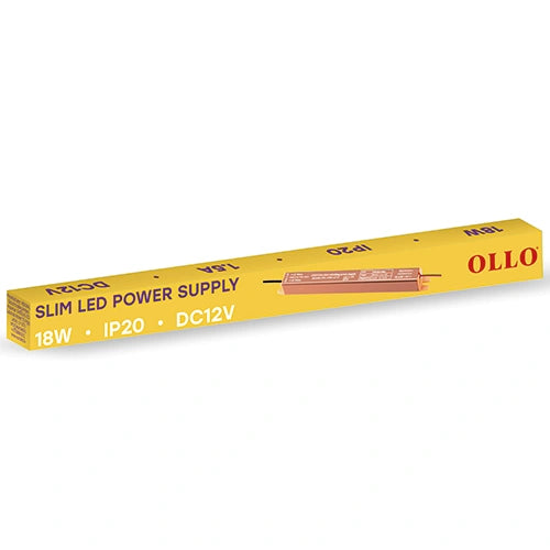 OLLO LED-muuntaja | 18W | 12V | 1.5A | IP20