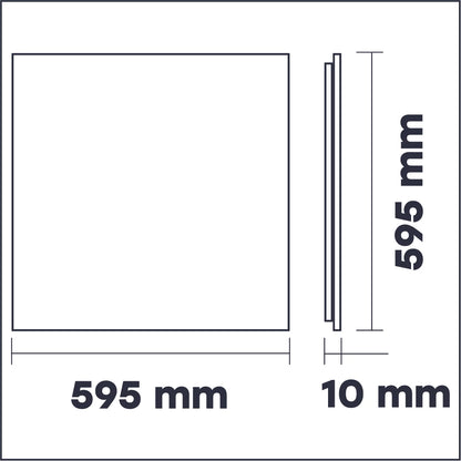 VISIONAL LED-paneeli PHILIPS-dioodeilla | 60x60cm | 27W | 4150lm | 4000K | IP44