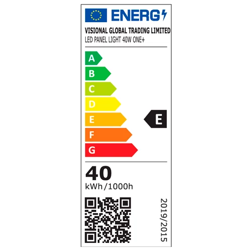VISIONAL LED-paneeli PHILIPS-dioodeilla | 60x60cm | 40W | 4800lm | 3000K | IP44