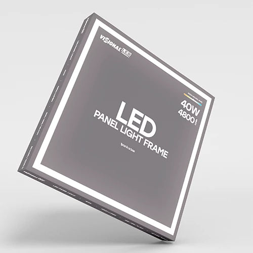 VISIONAL LED-valokehys PHILIPS-dioodeilla | 60x60cm | 40W | 4800lm | 4000K | IP44