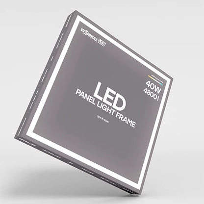 VISIONAL LED-valokehys PHILIPS-dioodeilla | 60x60cm | 40W | 4800lm | 4000K | IP44