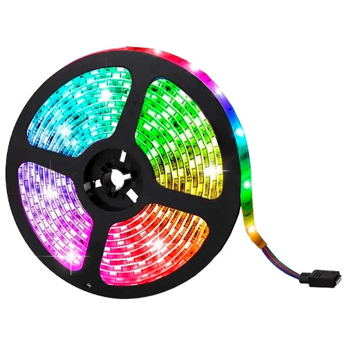 VISIONAL LED-nauha sisätiloihin | 5m/10mm | 14.4W | 12V | 980lm/m | RGB | IP20