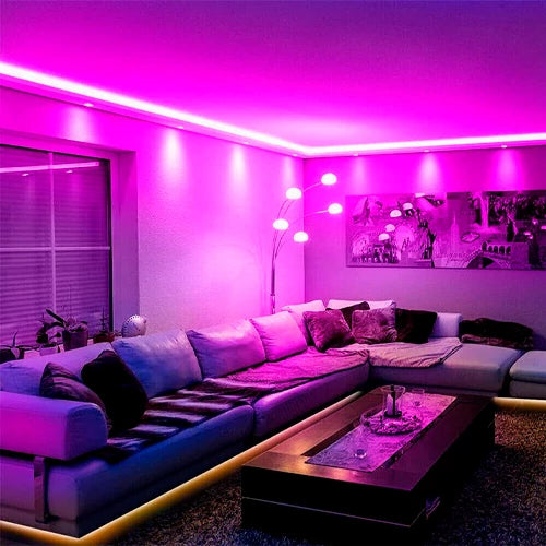 VISIONAL LED-nauha sisätiloihin | 5m/10mm | 14.4W | 12V | 980lm/m | RGB | IP20