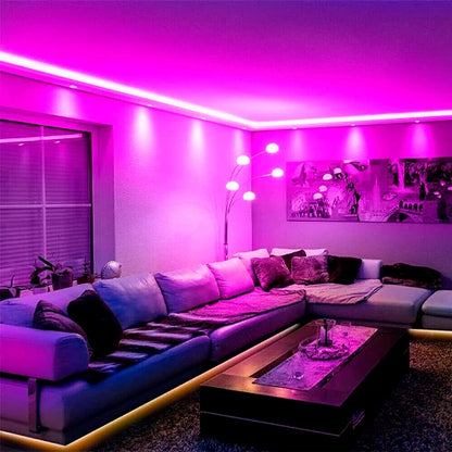 VISIONAL LED-nauha sisätiloihin | 5m/10mm | 14.4W | 12V | 980lm/m | RGB | IP20