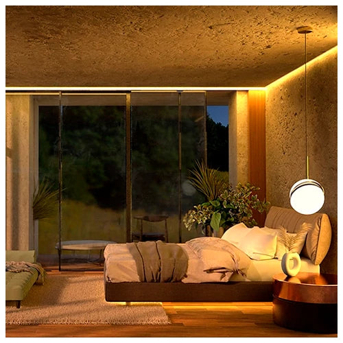 VISIONAL LED-nauha sisätiloihin | 5m/10mm | 9.6W | 12V | 1160lm/m | 3000K | IP20