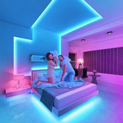 VISIONAL LED-nauha sisätiloihin | COB | 5m/10mm | 14W | 12V | 742lm/m | RGB | IP20