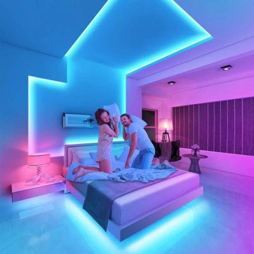 VISIONAL LED-nauha sisätiloihin | COB | 5m/10mm | 14W | 12V | 742lm/m | RGB | IP20