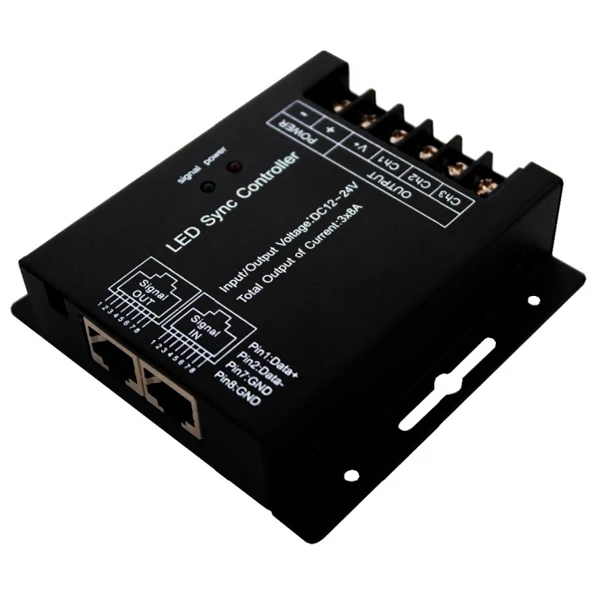 VISIONAL RGB LED-ohjain | 12V-24V | 8A