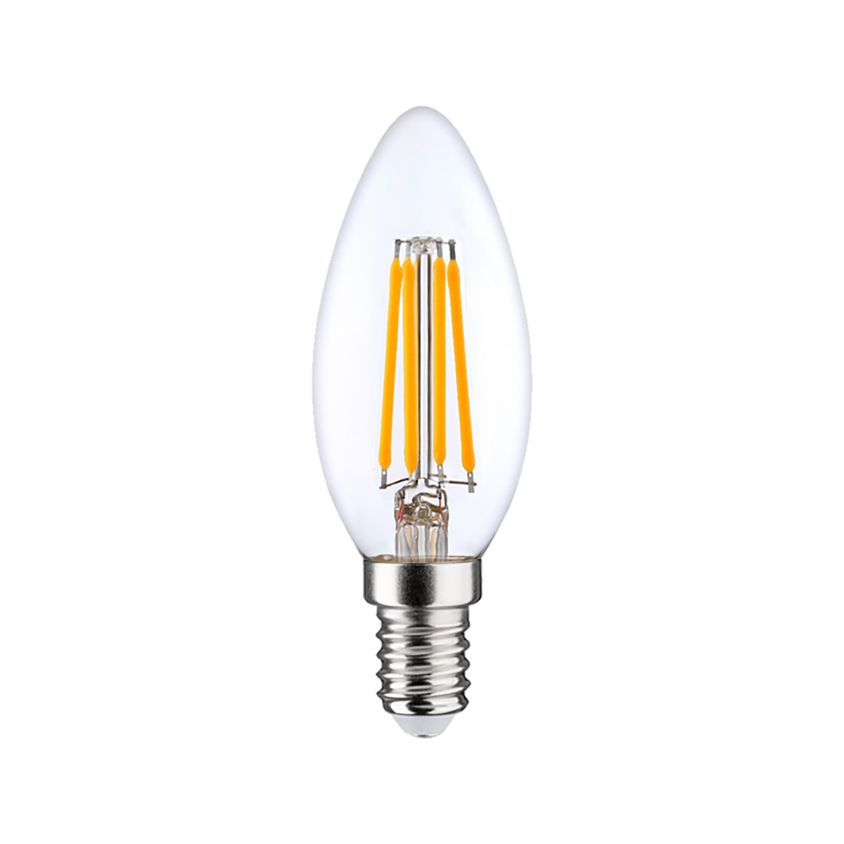 VISIONAL Filamentti LED-lamppu | E14 | C35 | 6.5W | 950lm | 3000K | IP20 | 360°