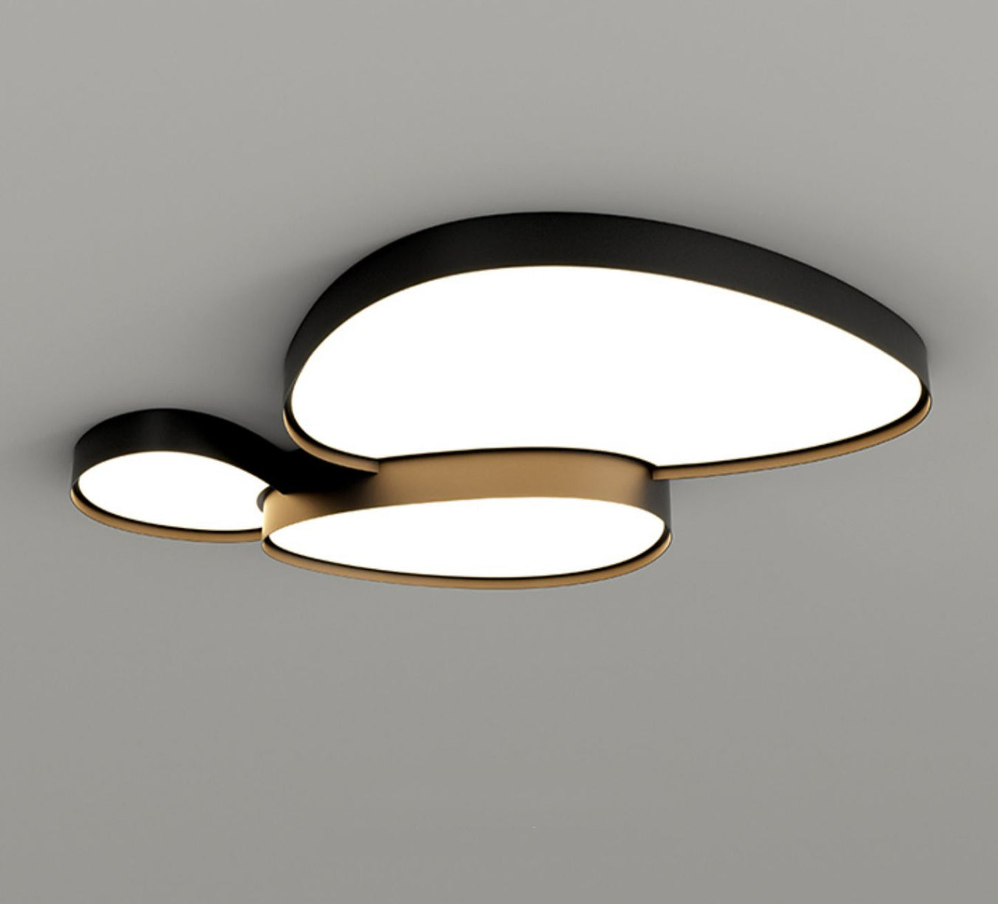 VISIONAL Kattovalaisin OMBRA DI SIENA TRE | 100W | 12 000lm | 3000K | IP20 | Musta