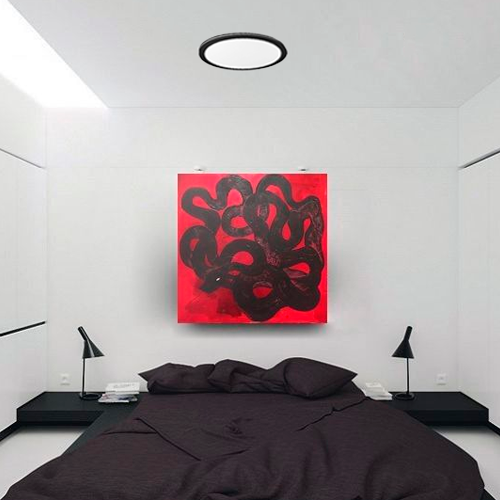 VISIONAL kosteudenkestävä LED-plafondi kattovalaisin | 300x55 mm | 30W | 3600lm | 3CCT | IP65 | Musta