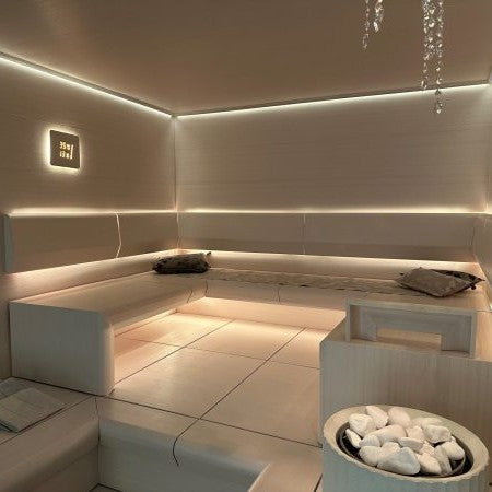VISIONAL LED-nauha sauaan | 5m/12mm | 12W | 12V | 980lm/m | 6000K | IP68
