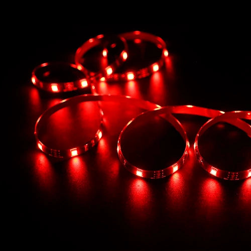 VISIONAL LED-nauha sisä-ja ulkotiloihin | 5m/12mm | 12W | 12V | 670lm/m | Punainen | IP68