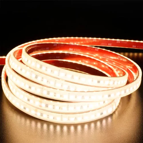 VISIONAL LED-nauha sisä-ja ulkotiloihin | 1m-50m | 220V | 8W | 760lm/m | 3000K | IP67