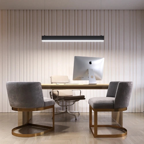 VISIONAL lineaariset LED-riippuvalaisin | 150cm | 48W | 4800lm | 4000K | IP40 | Musta