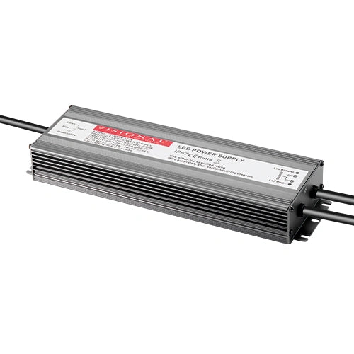 VISIONAL vedenpitävä LED-muuntaja | 300W | 12V | 25A | IP67
