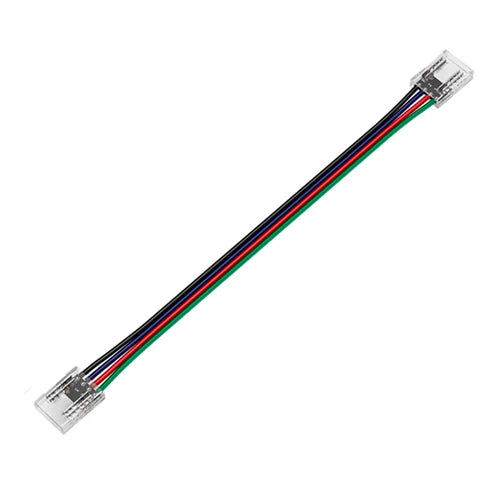 Kaksipuolinen 10 mm:n COB RGB-monivärinen LED-nauhan liitäntäjohto