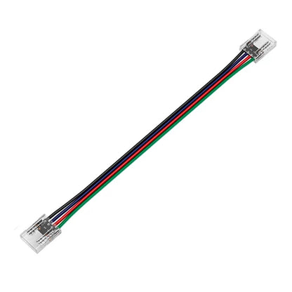 Kaksipuolinen 10 mm:n COB RGB-monivärinen LED-nauhan liitäntäjohto