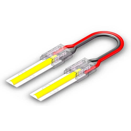 Kaksipuolinen 10 mm:n COB-yksivärisen LED-nauhan liitäntäjohto